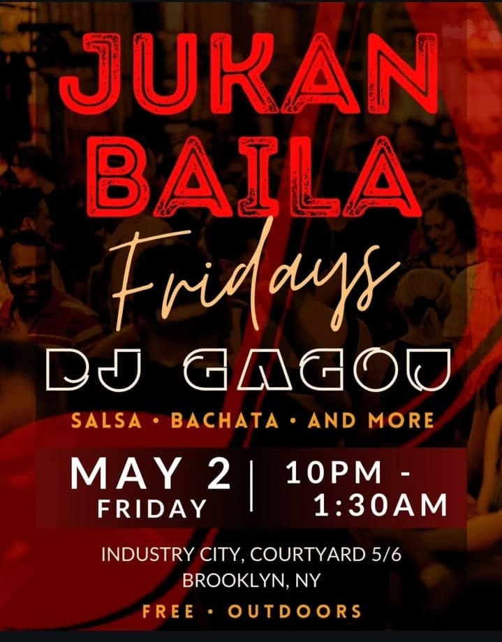 Cover image for Friday, May 2, 2025: Jukanbaila Salsa Night @ Industry City